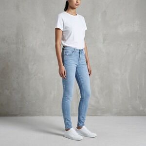 Ksubi Light Wash Skinny Stretch Jeans Size 28 Signature Cross Branding Blue